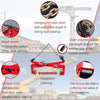 Stone Lifting Clamp w/Non-Slip Rubber Marble Clamp Heavy Duty Stone Lifter 350KG