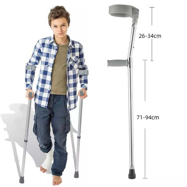 Adjustable Forearm Elbow Crutch Canadian Crutches Max 160kg Premium Durable