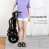 2 in 1 Foldable Shower Chair Disabled Bedside Commode Wheelchair Toilet Chair