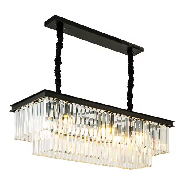 Luxury American Retro Crystal Pendant Lights Ceiling Light Deco Fixture 3 Colors