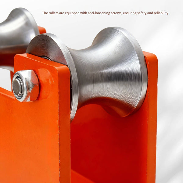 500KG Pipe Beam Trolley Manual Push Lifting Round Tube Sports Car For 50mm Pipe