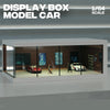 1/64 Car Garage Model LED Lighting Model Car Showroom Scene Display Case