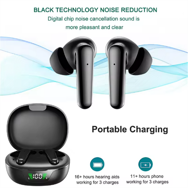 Bluetooth Hearing Aid Rechargeable Hearing Aids Severe Hearing Loss Amplifier