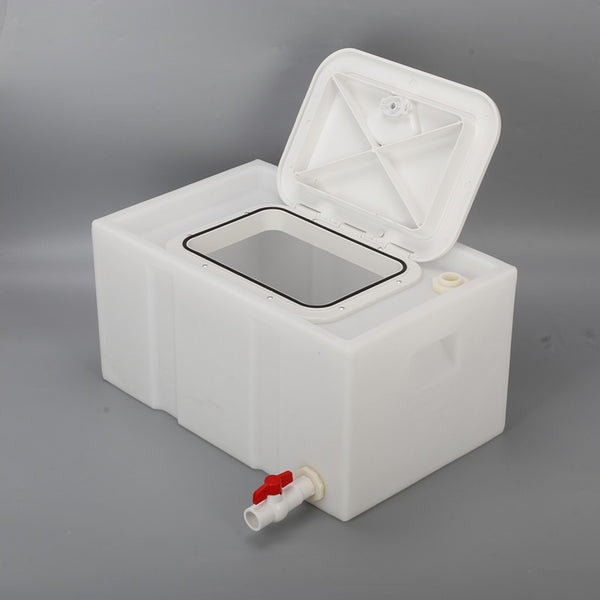 40 Litre Live Bait Tank with Hatch Livewell for Marine Boats Fishing Tank AU