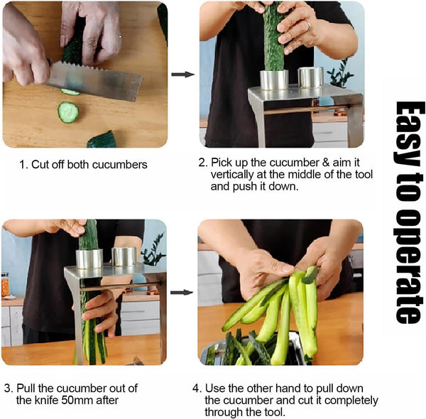 Manual Cucumber Cutter Carrot Stick Maker Commercial Vegetable Slicer for Sushi