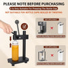 Manual Can & Bottle Sealer Adjustable Height Capper for Beer Juice Coffee Soda