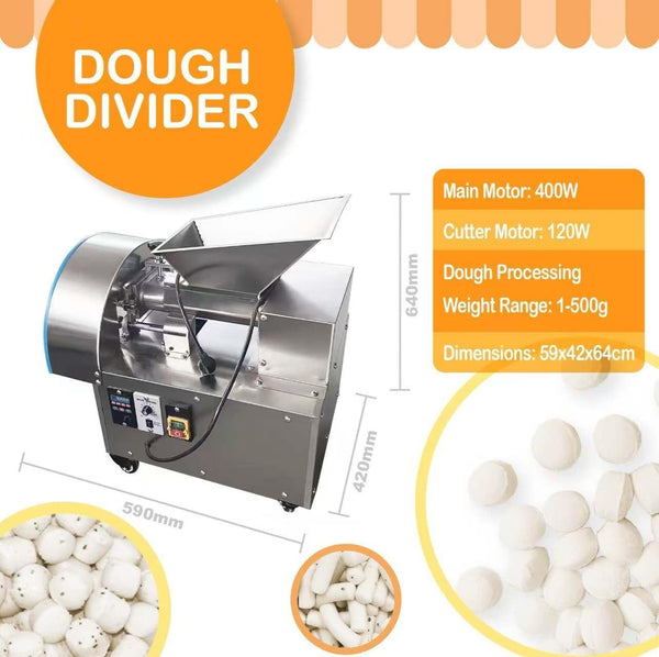 Commercial Dough Divider Electric Quantitative Dough Cutter 300g with 14 Molds