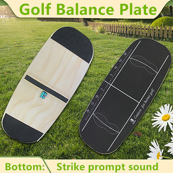 Golf Balance Plate Swing Practice Trainer Anti-Slip Weight Shift Balance Board