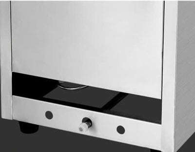 16L /8.2L Commercial LPG Gas Fryer w/Fryer Basket Deep Single Tank Frying Tool