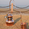Copper Still Moonshine Distiller Essential Oil Extraction 5L Alcohol Distiller