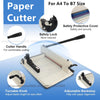 Premium Heavy Duty A4 To B7 Size Paper Cutter Card Guillotine Trimmer 400 Sheets
