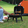 Portable Fire Pit BBQ Grill Outdoor Camping Charcoal BBQ Barrel Grill AU