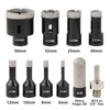 10Pcs M14 Thread Diamond Dry Drill Bit Vacuum Brazed Drilling Core Bits Set AU