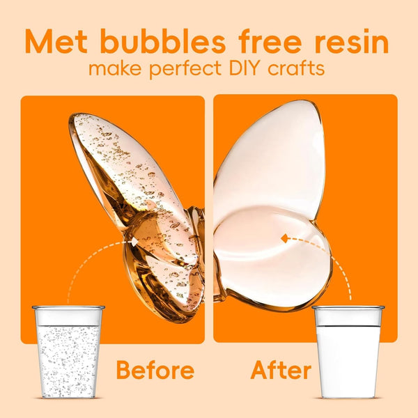 Upgraded Resin Bubble Remover 95kPa Vacuum Resin Machine for DIY Crafts Jewelry