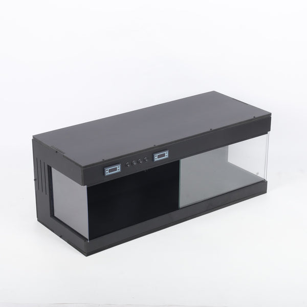 Large Reptile Glass Terrarium Thermostat Box Habitat for Tortoise Snake Iguana