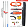 Solar Panel Cleaning Kit 12m Water Fed Poles 55cm Brush Head Window Roof Cleaner