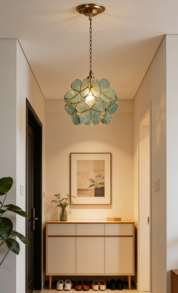 Pendant Light Vintage Light Fixtures With Glass Lampshade Modern Chandelier Lamp