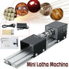 Mini Lathe Beads Machine Woodwork DIY Lathe Polishing Drill Set 6 Carving Blade