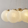 Modern Bubble Chandelier Lighting 13Light Glass Globe Pendant Hanging Light Lamp