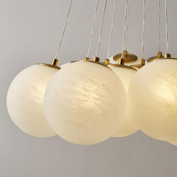 Modern Bubble Chandelier Lighting 13Light Glass Globe Pendant Hanging Light Lamp