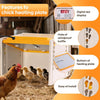 25W Chick Brooder Heating Plate Chicken Coop Heater Warmer 10-65℃ 3-Sided AU