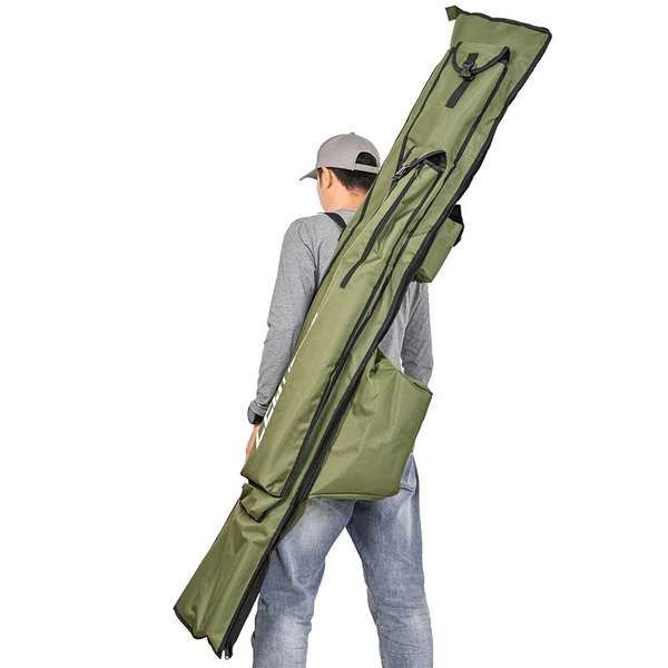195cm Portable Fishing Rod Bag Fishing Gear Bag Fishing Storage Backpack AU