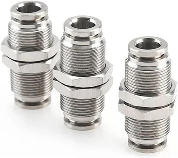 Connectors Fittings PM Air Tube 6mm Push Hose Connector Quick Release Pneumatic