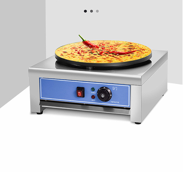 3000W Commercial Crepe Pancake Maker 40cm Electric Pancake Baking Pan Non-Stick