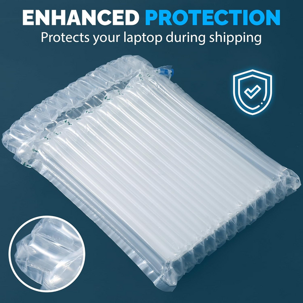 50 Pack 14-15'' Laptop Air Column Inflatable Packaging Protective Bags Hand Pump