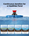 Fountain Aerator Large Water Pond Pump 25000GPH Floating Fountain Circulation