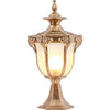 Modern Pillar Light Outdoor Garden Gate Post Lamp Yard Glass Lantern Lighting AU