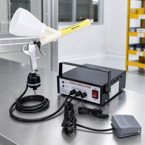 Automatic Powder Coating Machine Electrostatic Air Paint Sprayer Gun Adjustable