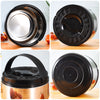 Stainless Steel Hot Cold Food Insulated Casserole Hot Pot Set of 3 (2.5L,5L,8L)