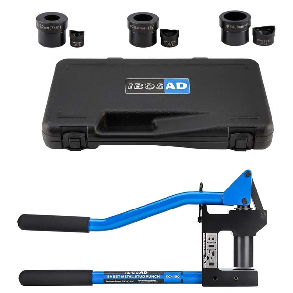 Metal Stud Punch Tools Puncher Knockout Electrician Stud Punch Tool CC-100 w/Box