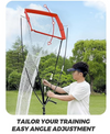 Volleyball Setter Trainer Net Adjustable Height Volleyball Target Net Rebounder