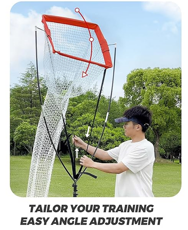 Volleyball Setter Trainer Net Adjustable Height Volleyball Target Net Rebounder