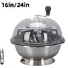 Automatic Bud Leaf Bowl Trimmer 16/24' Electric Twisted Spin Cut Stainless Steel