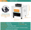 850W Meat Cutter Machine 3.5mm Electric Meat Slicer Shredded Cutting Machine AU