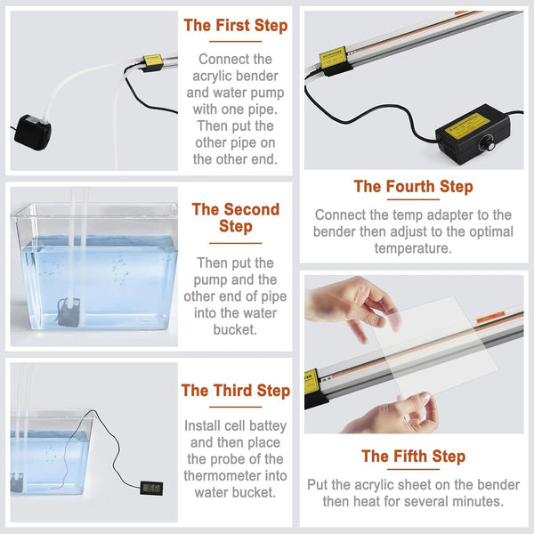 1200mm Acrylic Bender Heater Manual Hot Heating Bender Tool for 1-6mm Bending