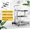 Transfer Lift Chair for Elderly Height Adjustable Electric Wheelchair 180° Split