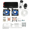 PC Water Cooling Kits  240mm CPU Water Cooling GPU+LED Fan DIY Radiator Kits AU