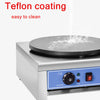 3000W Commercial Crepe Maker 40cm Electric Pancake Baking Pan Non-Stick AUPLUG