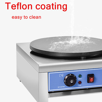 3000W Commercial Crepe Maker 40cm Electric Pancake Baking Pan Non-Stick AUPLUG