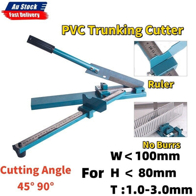 PVC Cable Trunking Cutter Open Slot Wiring Raceway Duct Cover Cutting Machine AU