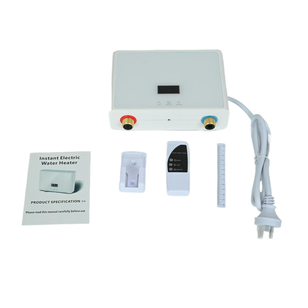 Electric Instant Hot Water System Tankless 3KW Under Sink Shower Water Heater AU