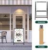 A-Frame Sign With Handle Double Sided Poster Board For Business shop Advertising