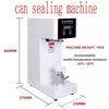 180W Electric Cans Sealer Beverage Seal Machine Milk Tea Drink Bottle Sealer AU