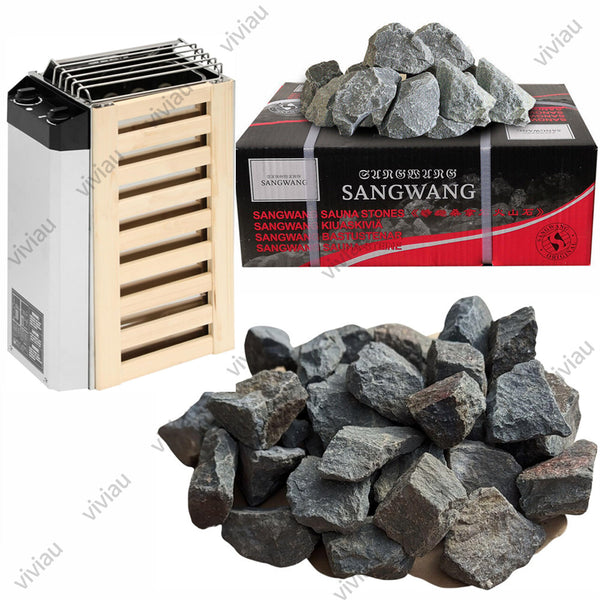 3KW Electric Sauna Heater 6/16kg Sauna Heater Stone Rocks Sauna Room Equipment