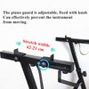 Piano Keyboard Stand Adjustable Folding Set Z Style Keyboard Stand with Wheels
