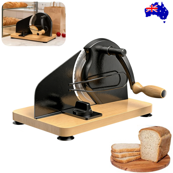 Manual Bread Slicer for Sourdough & Crusty Artisan Breads Adjustable Blade